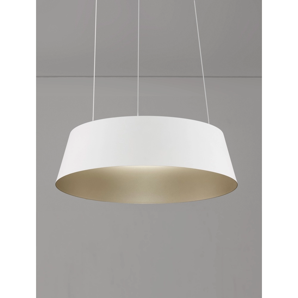Pendant lamp Alba white Ø 42cm Lyora 5212017439000