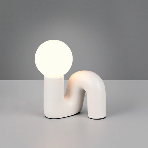 Table lamp Quinn grey Trio 4017807682250