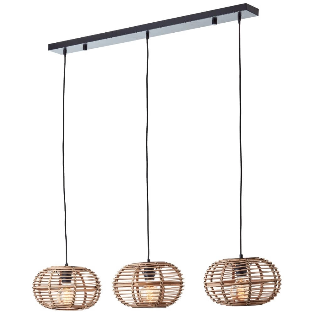 Rattan dining table hanging lamp Woodball Brilliant 4004353413797