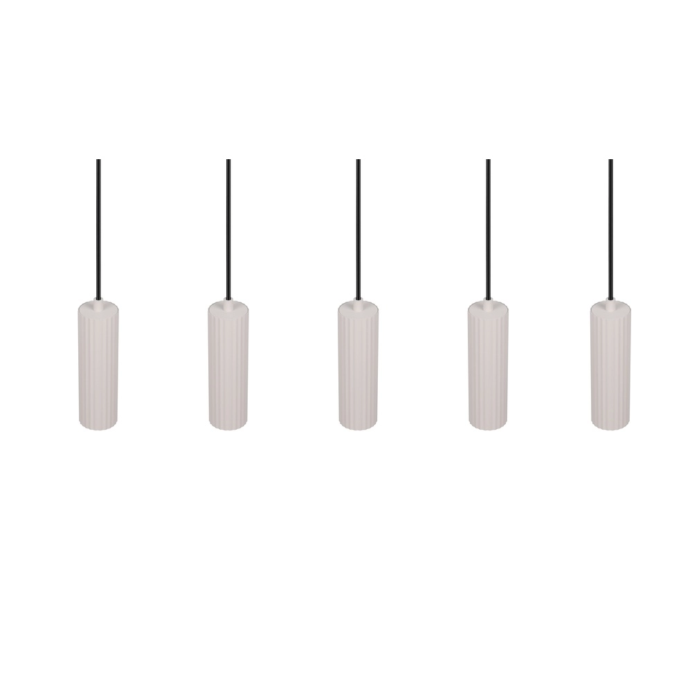 5-light pendant lamp Soka grey Trio 4017807658552