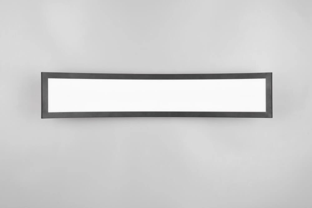 Curved ceiling lamp Sigma black Trio 4017807614916
