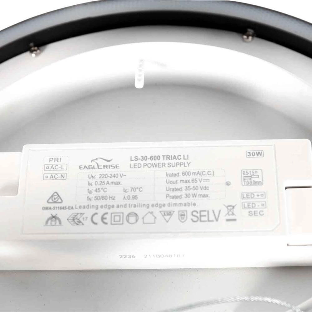 Design ceiling lamp Ringlux Ø 30cm Steinhauer 8712746176612