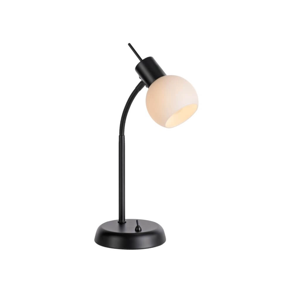 Black table lamp Loki 1-light Just Light 4043689000813