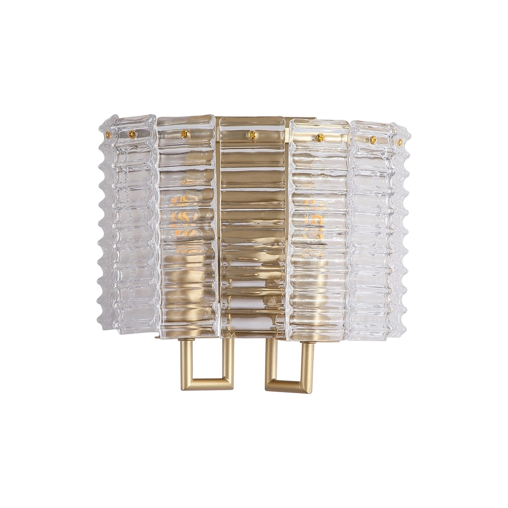 Classic wall lamp Flute Gold
