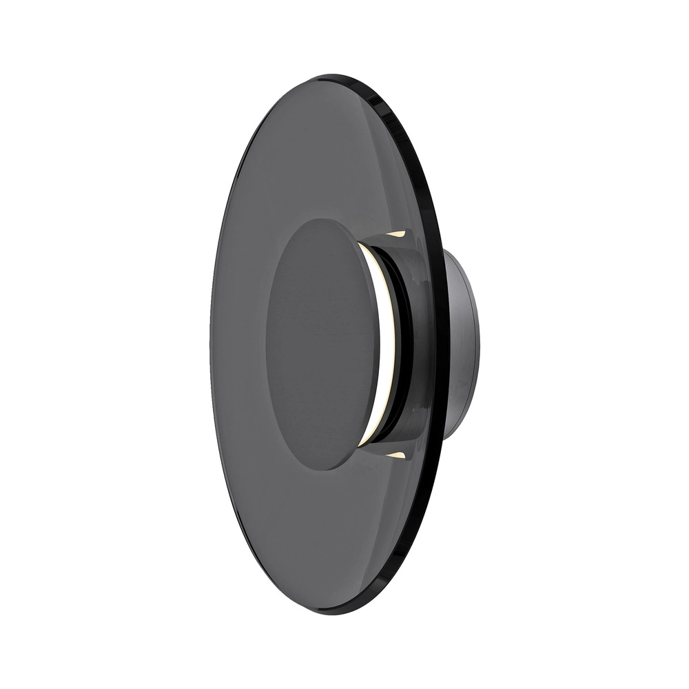 Wall lamp Pure Moon Ø 32cm - platinum with smoke glass Paul Neuhaus 4012248386354
