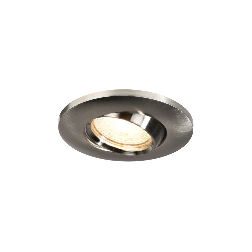 Recessed spotlight Umberto nickel