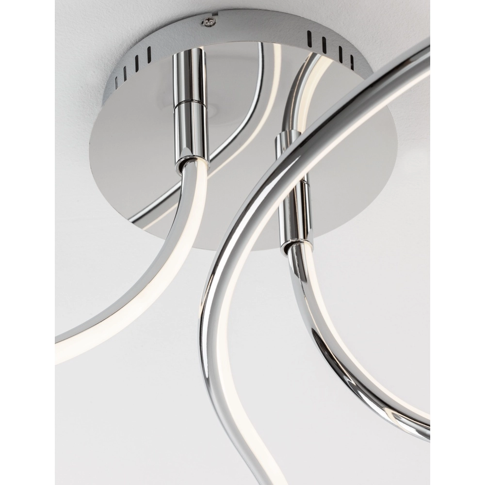 Ceiling lamp Fungo Curl chrome Lyora 5212017419873