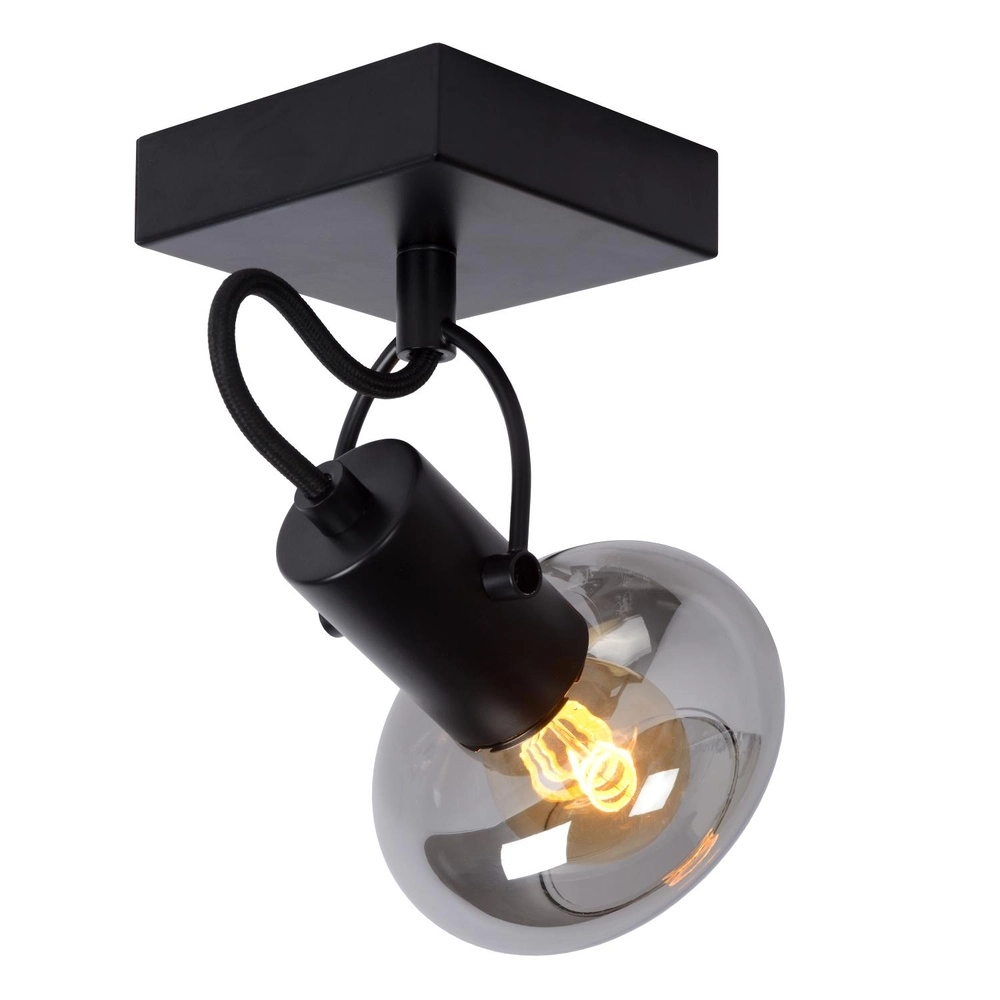 Ceiling lamp Madee Black Lucide 5411212176776