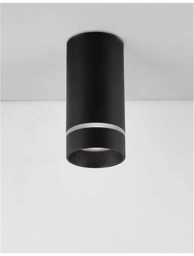 Design ceiling spotlight Esca black