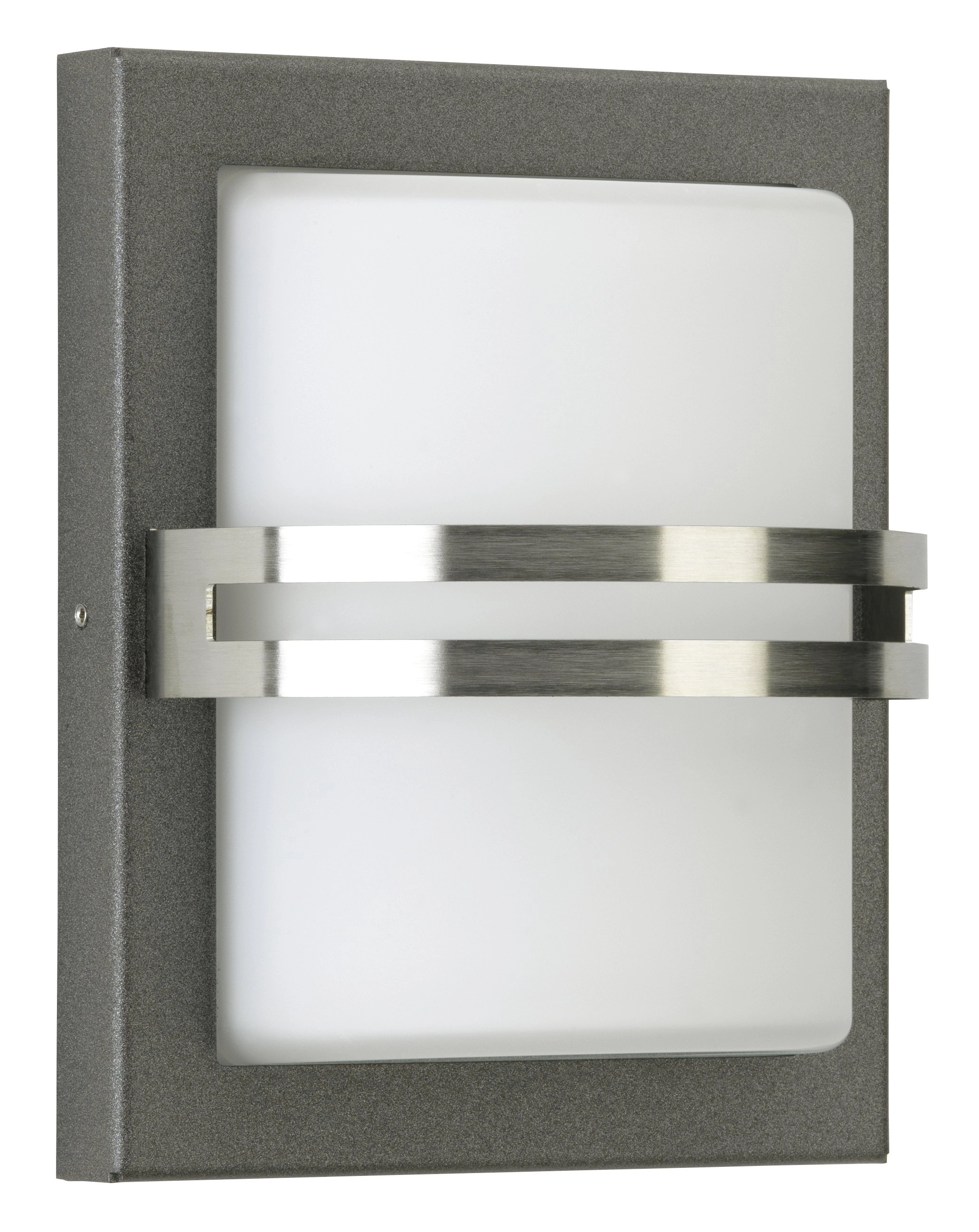 Anthracite outdoor wall lamp Square 20cm