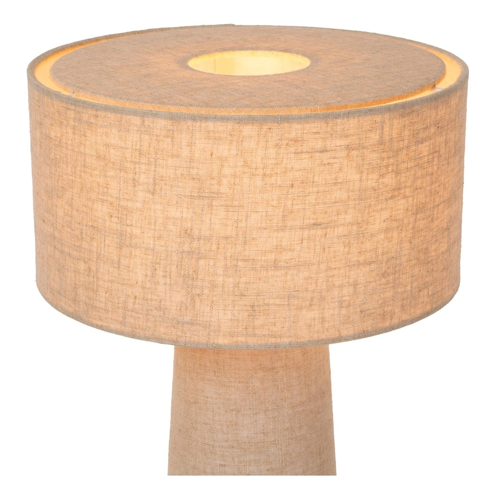 Table lamp Leeroy taupe Ø 30cm Lucide 5411212032119