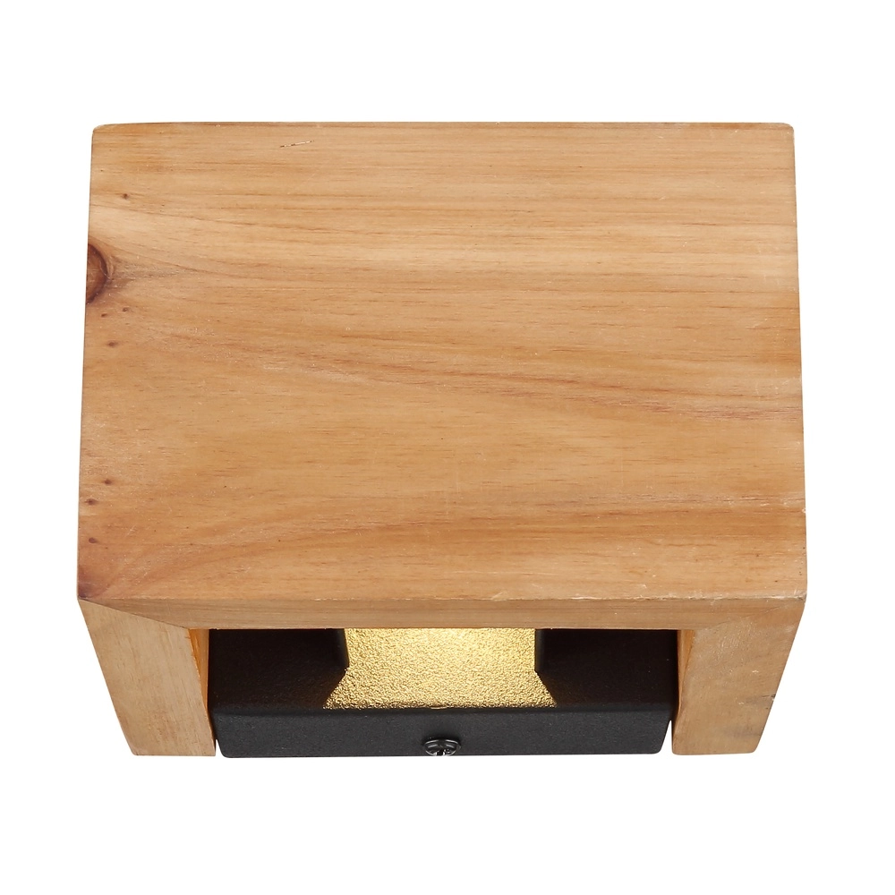 Wooden wall lamp Alina up & down Globo 9007371442591