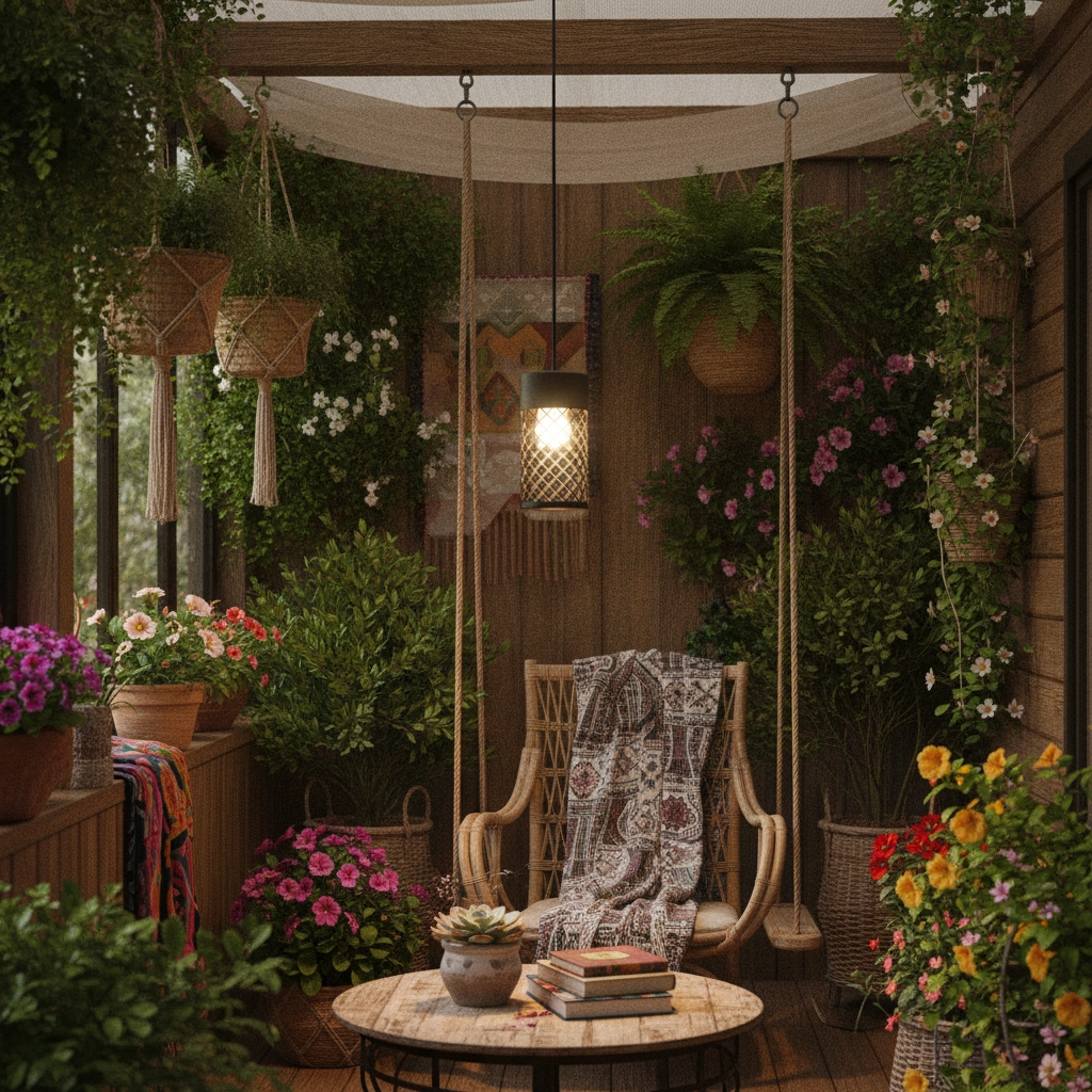Pendant lamp Motley black