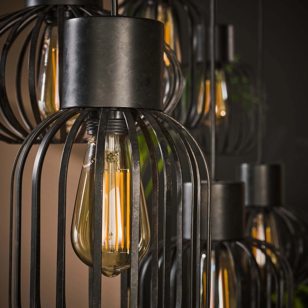 5L Wire Pendant Light Mix E27 - black Lyora 8716803512146