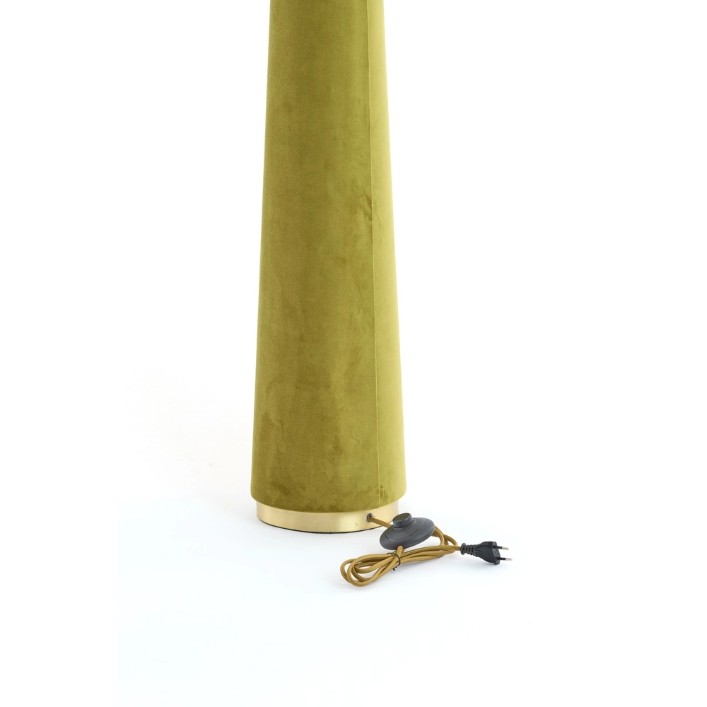 Floor lamp Devia Ø 50cm - velvet - green Light & Living 8717807759537