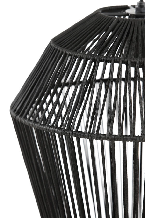Bohemian pendant lamp Deya black Ø 38cm Light & Living 8717807681159