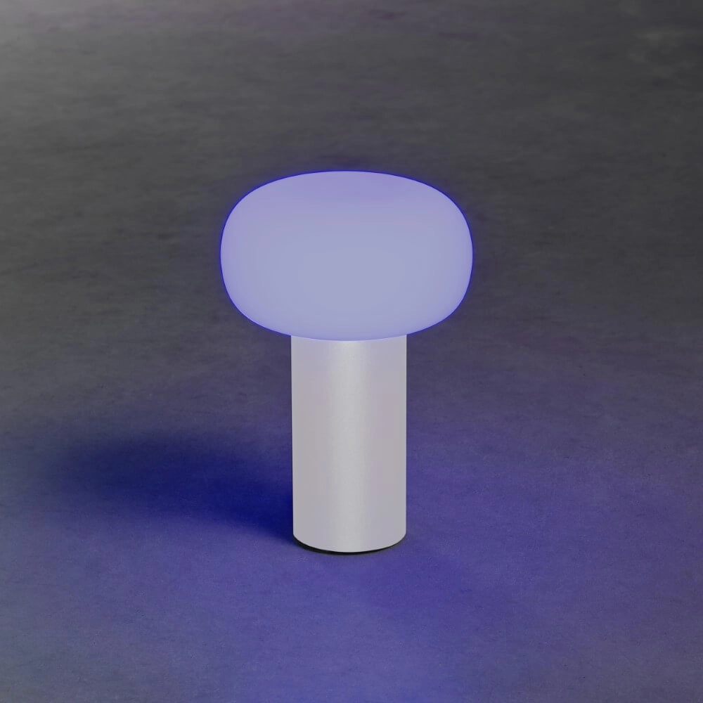 Rechargeable table lamp Antibes white KonstSmide 7318308262529