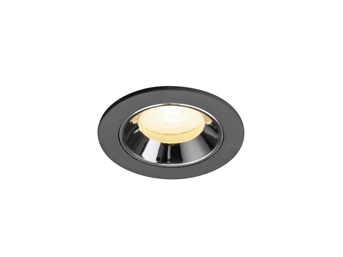 Recessed spotlight Numinos XS black/chrome 3000K - 20deg