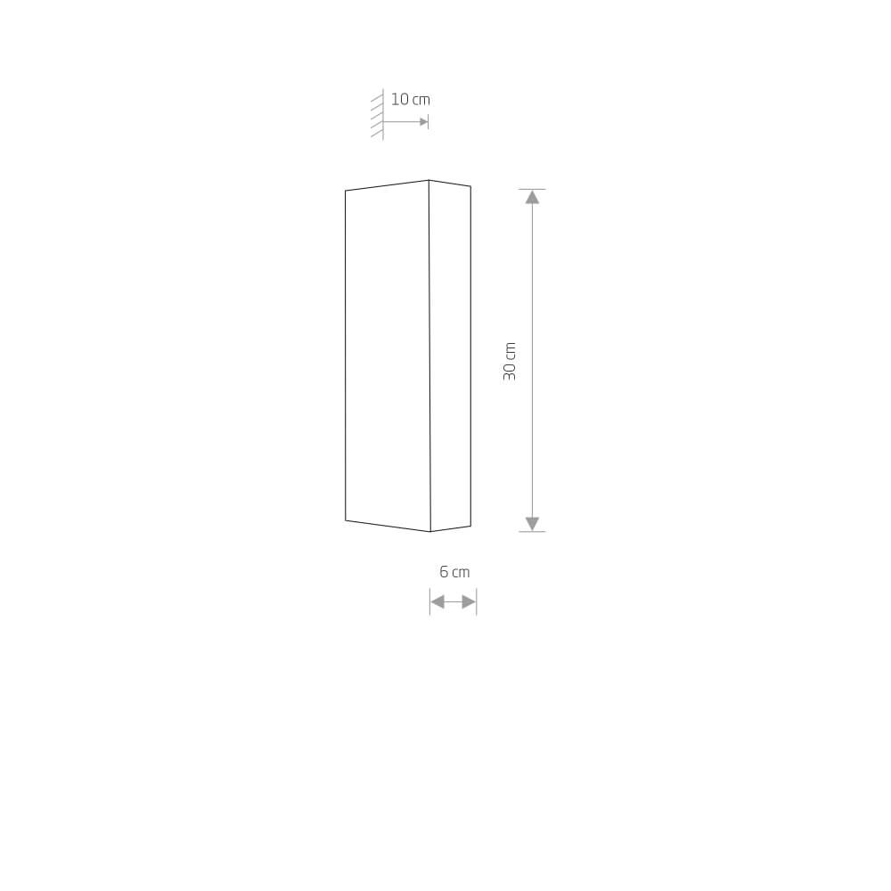 Narrow wall spotlight Malmo white Lyora 5903139970495