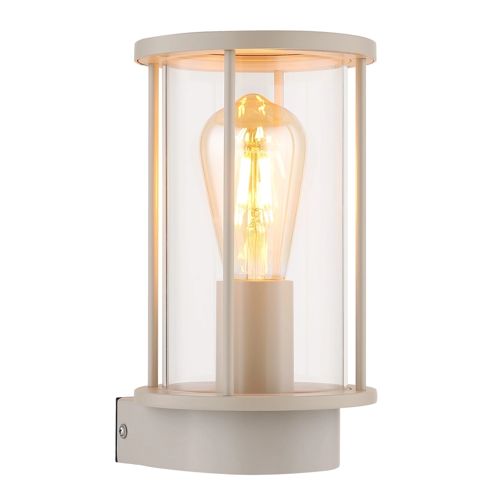 Outdoor wall lamp Gracey sand brown