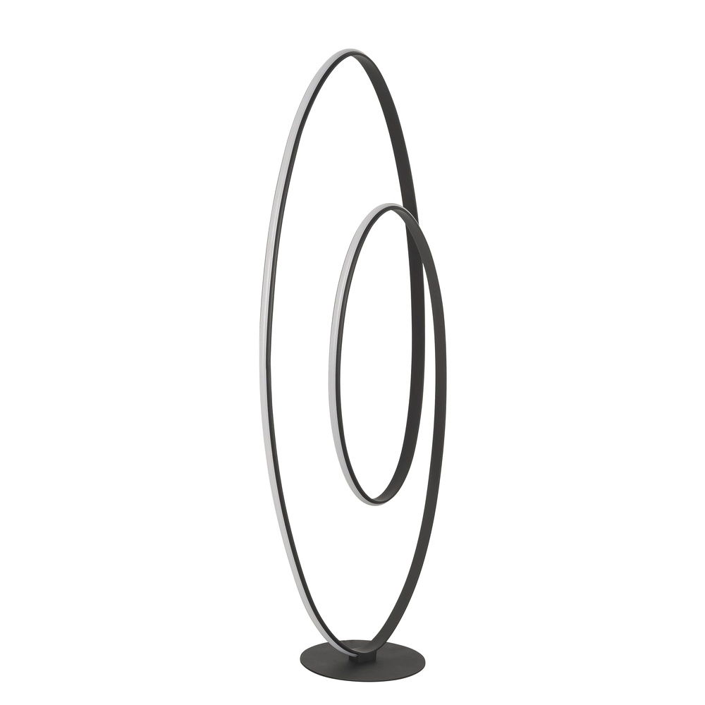 Design floor lamp Elegance black 121cm