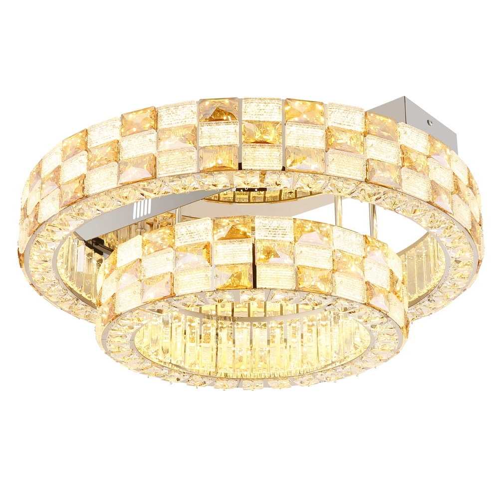 Ceiling lamp Lidia Ø 61cm chrome Globo 9007371583096