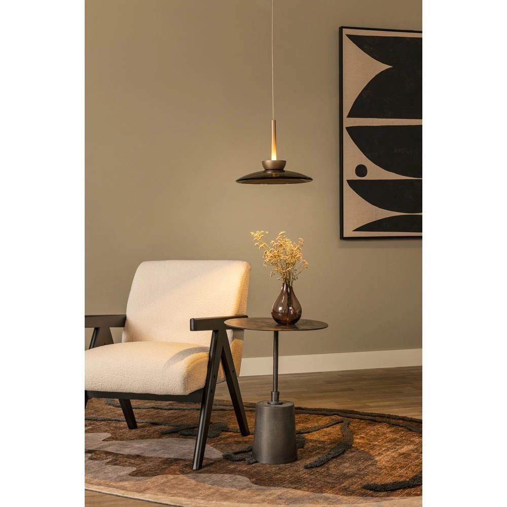 Glass led pendant light Santiago Ø 32cm - champagne Premium by Lucide 5411212221919