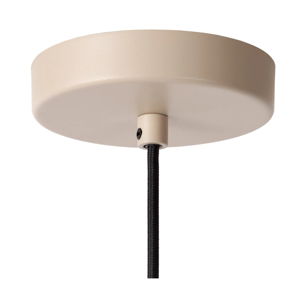Pendant lamp Lambres Ø 15cm taupe Lucide 5411212452894