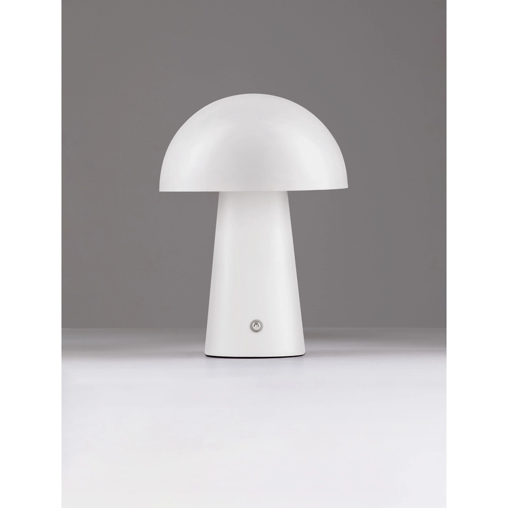 Rechargeable table lamp Ande white Lyora 5212017472120