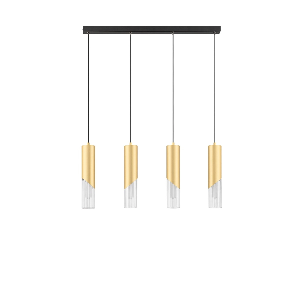 Design pendant lamp Modesto 4-light gold Lyora 5212063501461