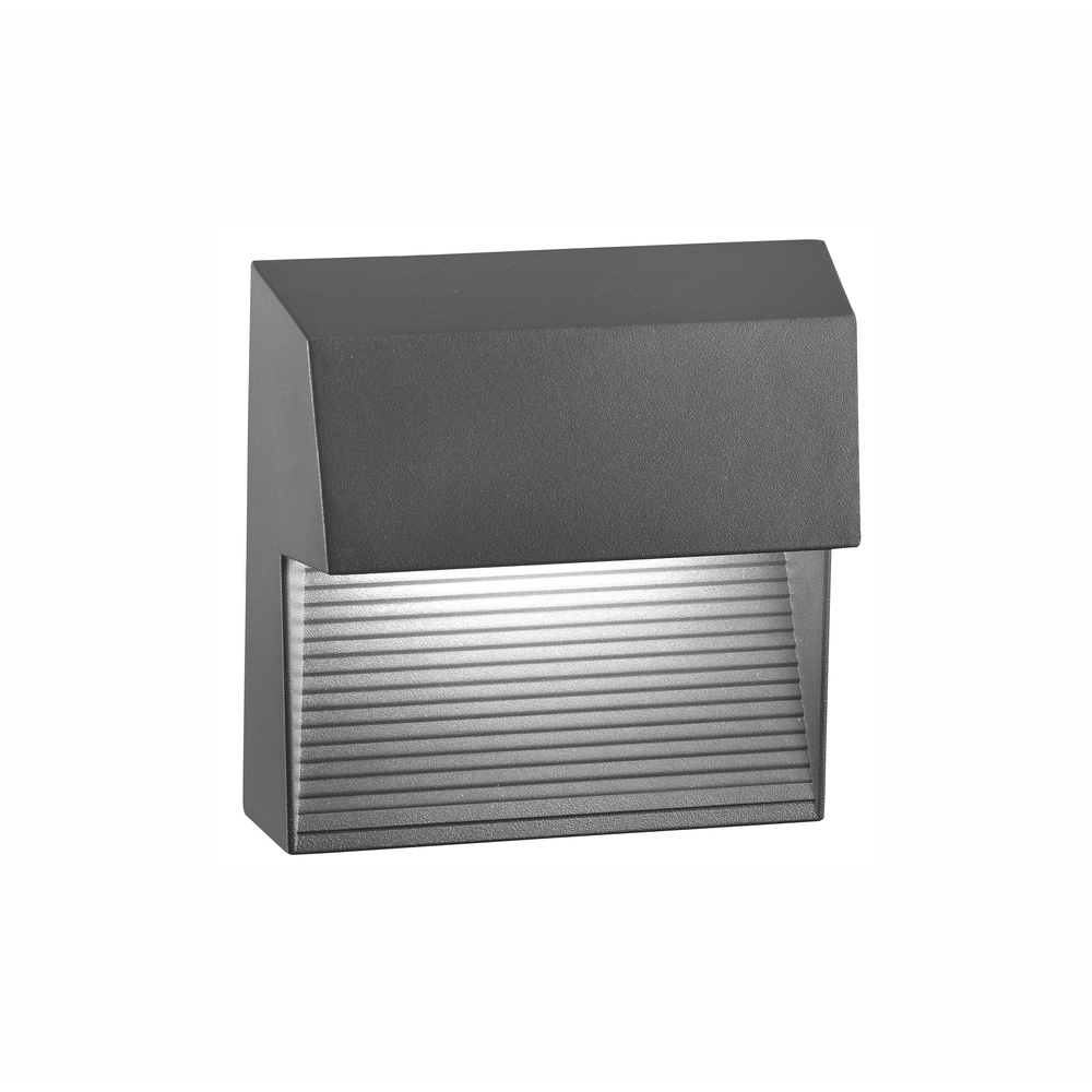 Square wall lamp Krypton 15cm grey