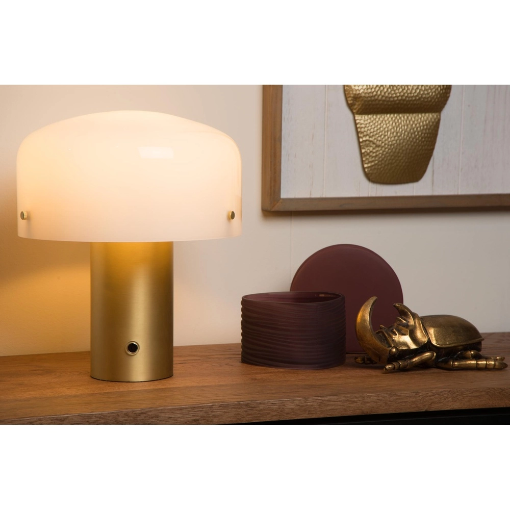 Table lamp Timon 27cm gold Lucide 5411212051394