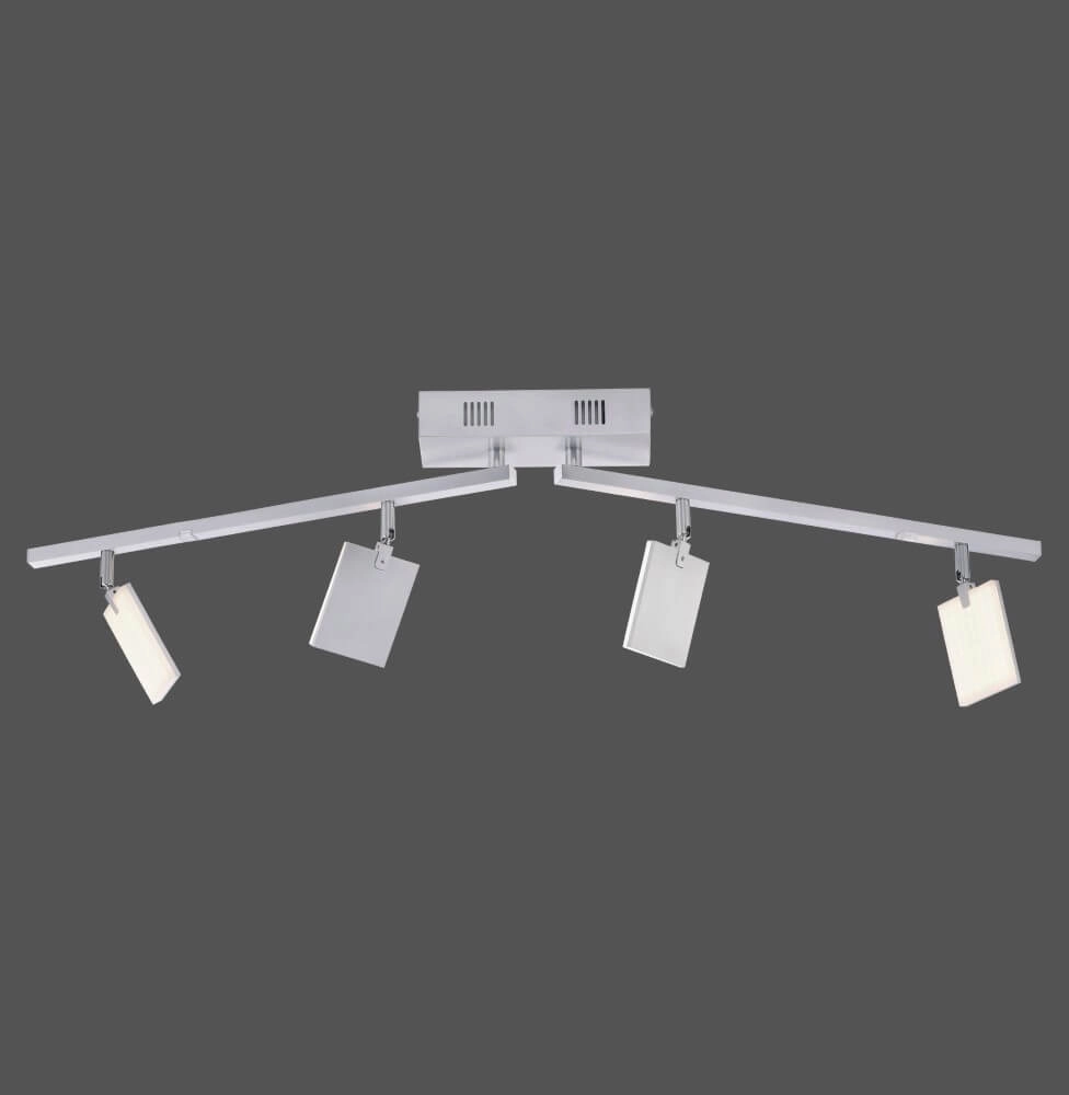 Ceiling lamp Pure Mira 4-light aluminum Paul Neuhaus 4012248358870