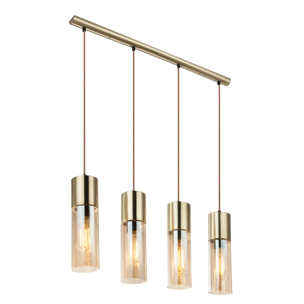 4-light pendant lamp Annika Gold design