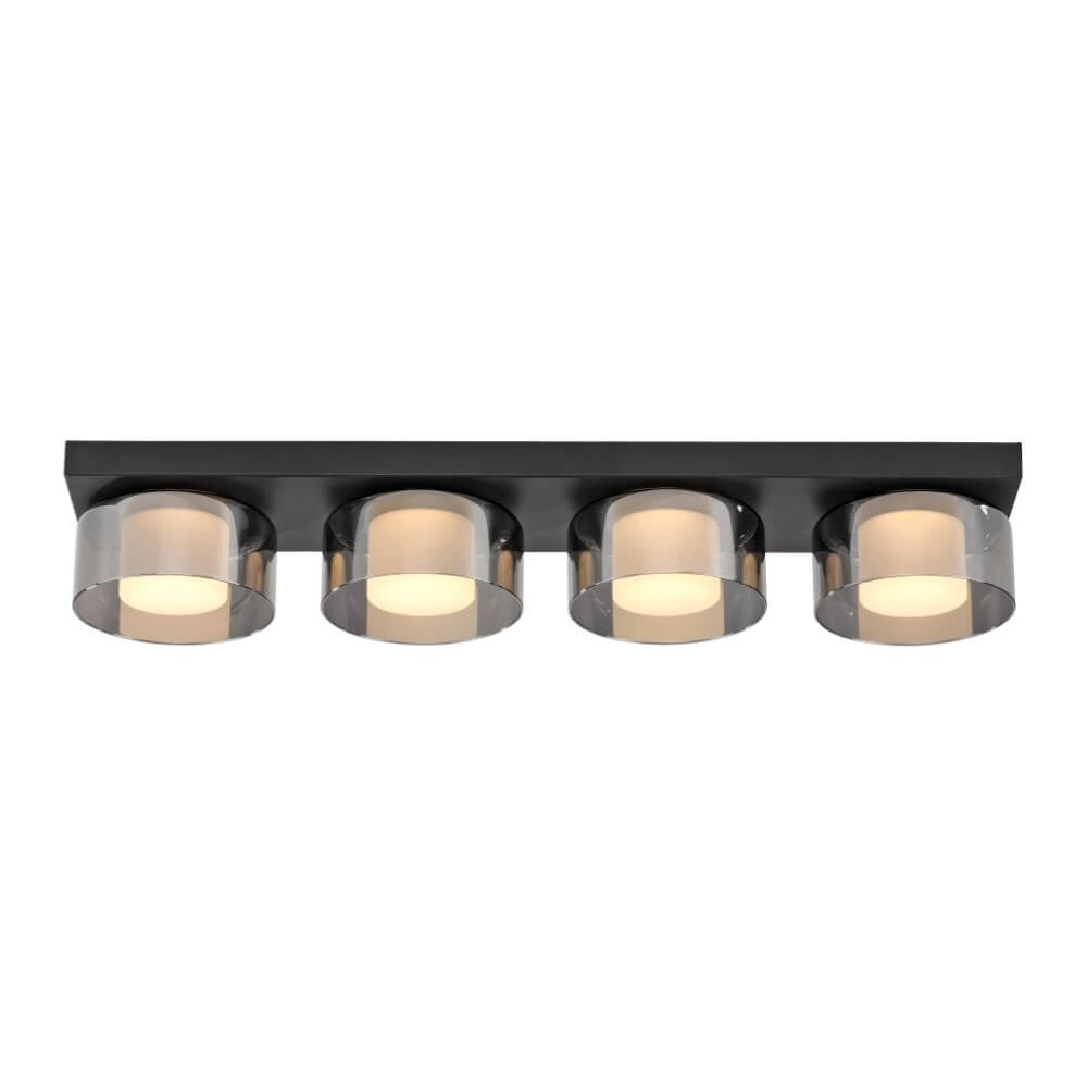 Black ceiling lamp Rika 4-light black Paul Neuhaus 4012248385029