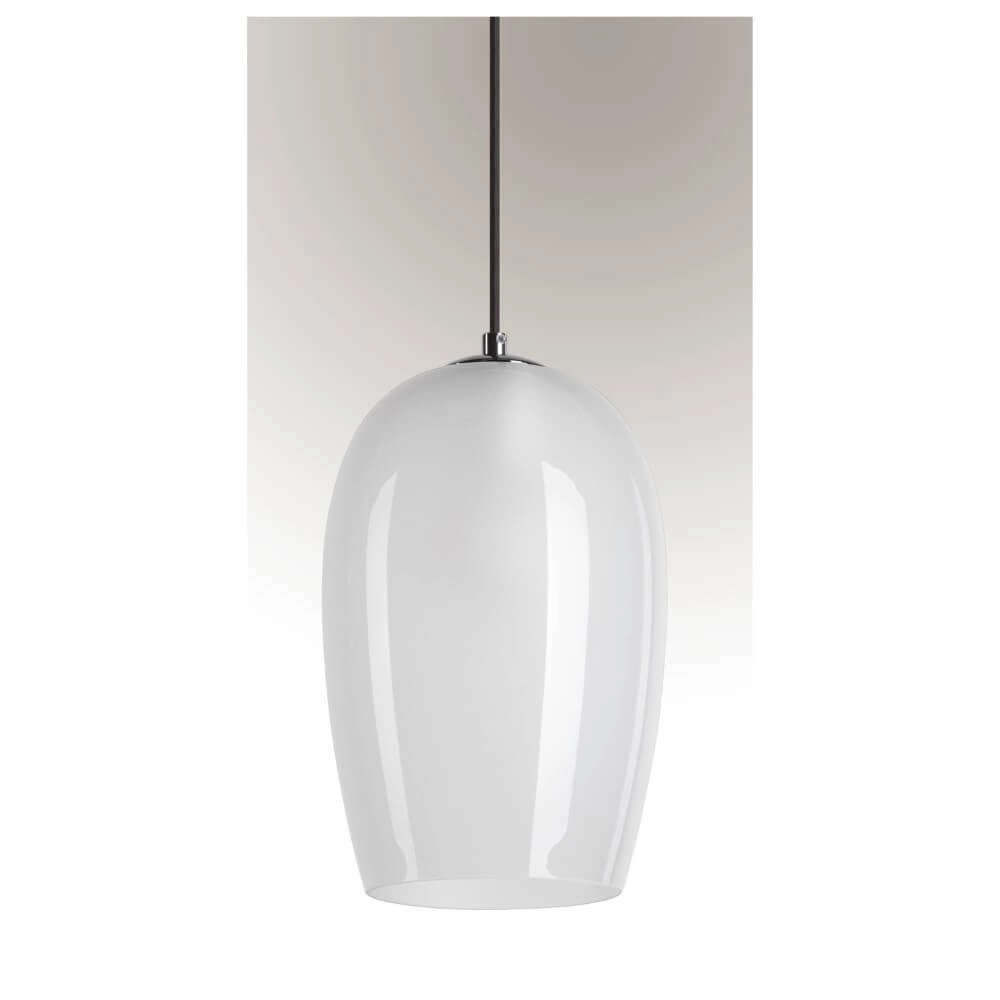 Glass pendant lamp Pantilo white glass - Ø 18cm SLV 4024163266383