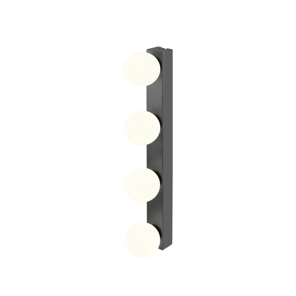 Wall lamp Sun Mirror 3-light black SLV 4024163318310