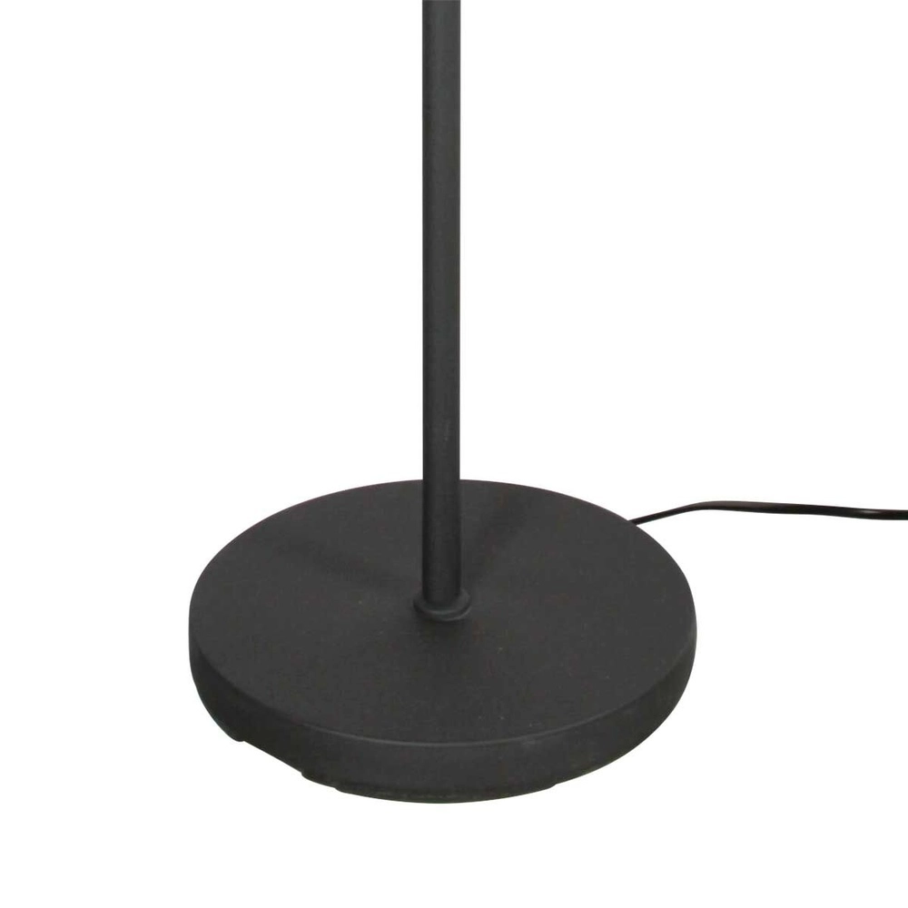 Black floor lamp Noor with black hood Steinhauer 8712746182309