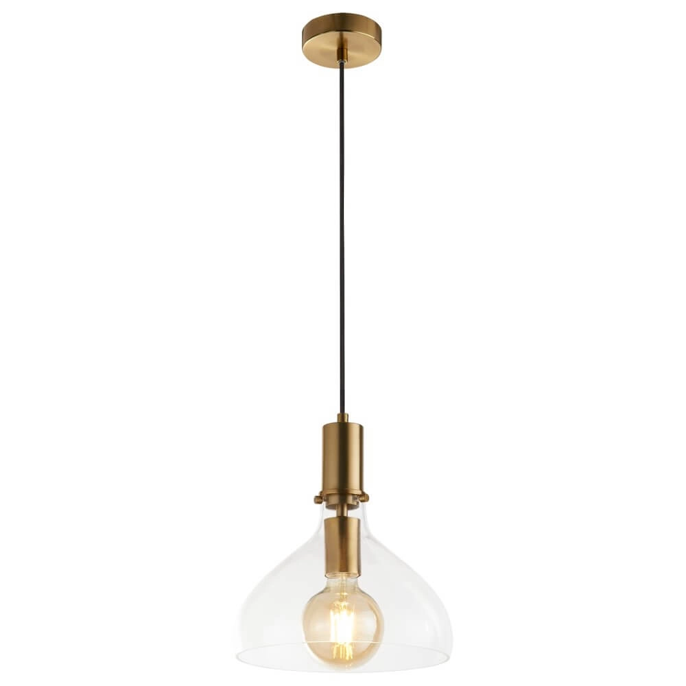 Pendant lamp Margarita Ø 25cm gold Searchlight 5053423243078