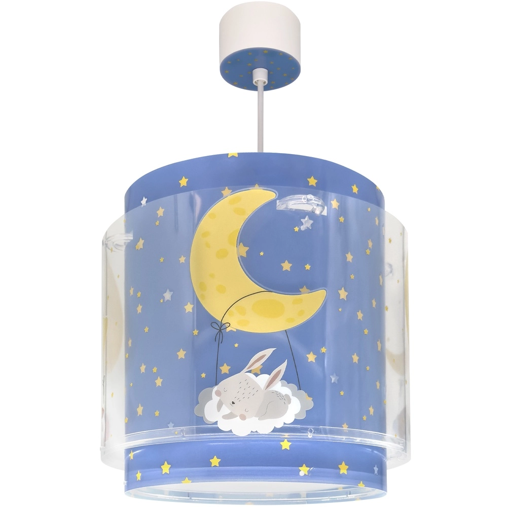 Children's room pendant lamp Moon Dreams blue Dalber 8420406003085
