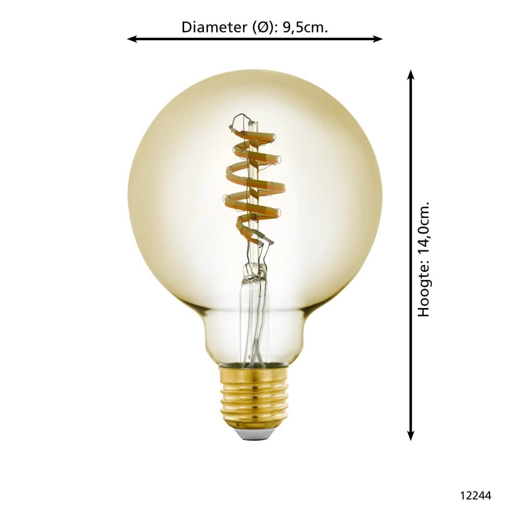 LED lamp bulb Zigbee - E27 - 4.9 watt - 2200-6500K - G95 Eglo 9002759122447