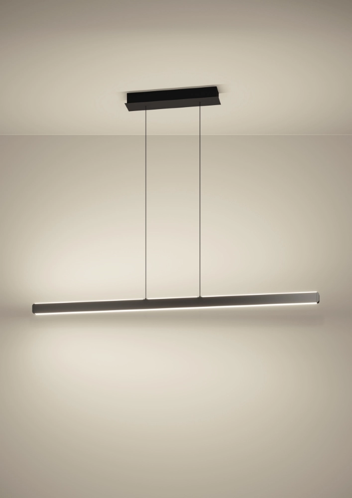 Sleek pendant lamp Ciggiano black Stars of Light 9008606357857