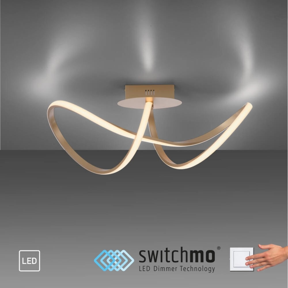 Design ceiling lamp Maria brass Just Light 4043689985585