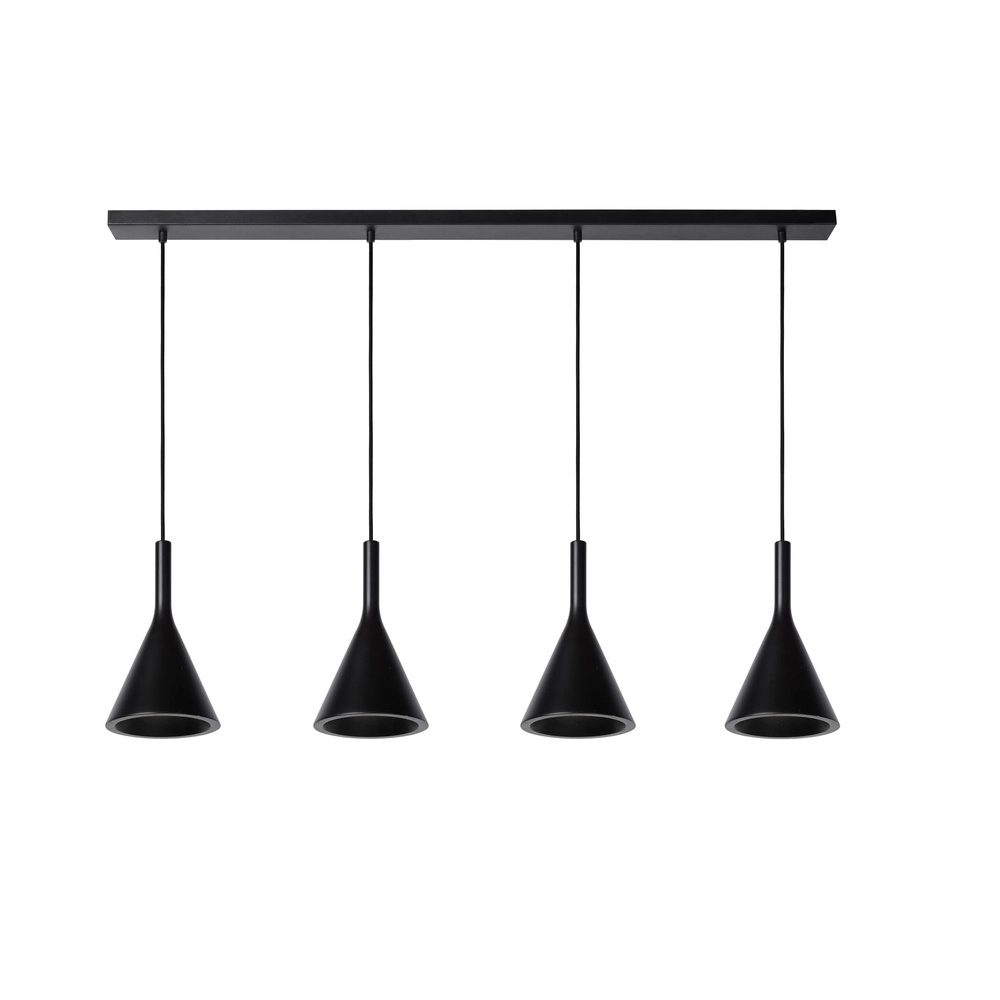 Design pendant lamp Gipsy 4-light white