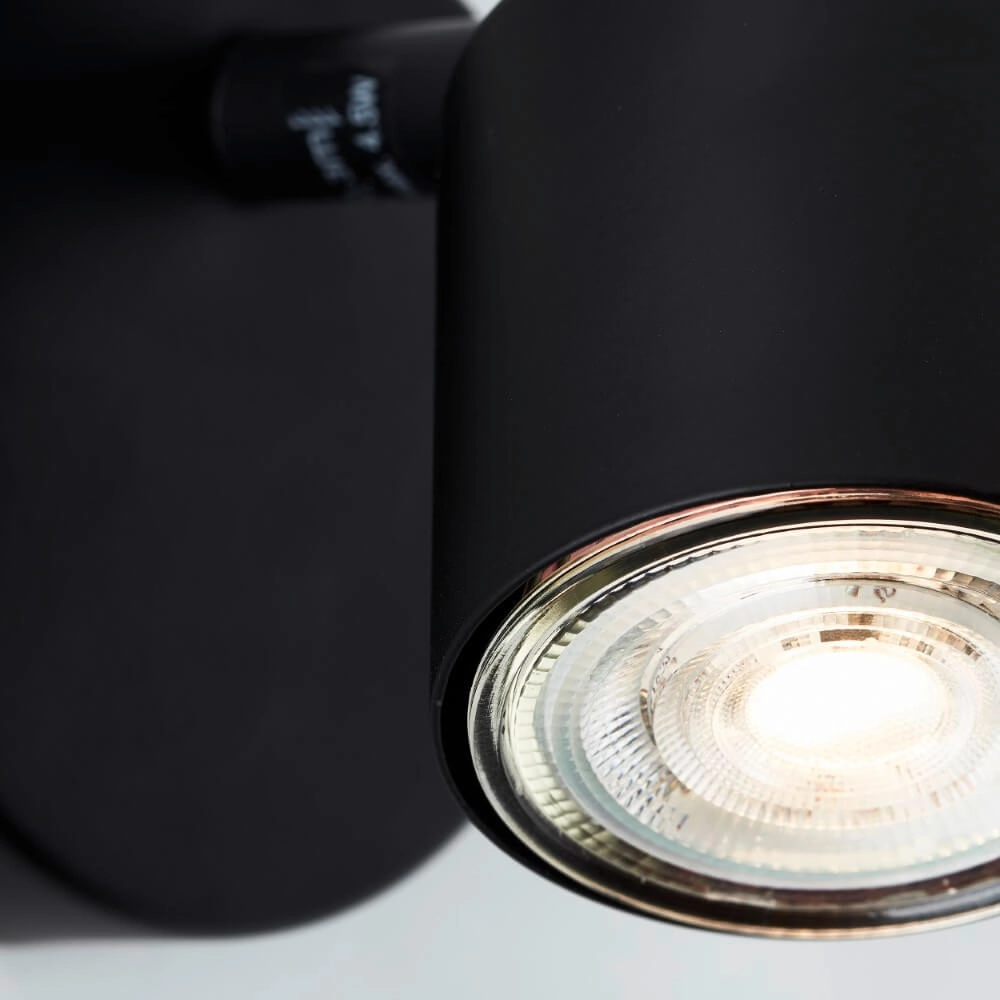 Black wall spotlight Andres Brilliant 4004353409332