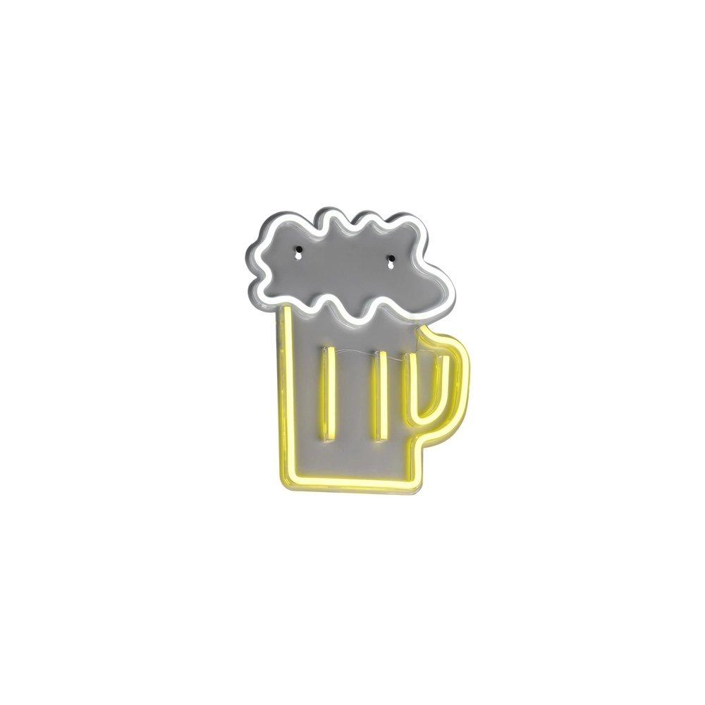 Neon wall lamp Beer yellow Trio 4017807657470
