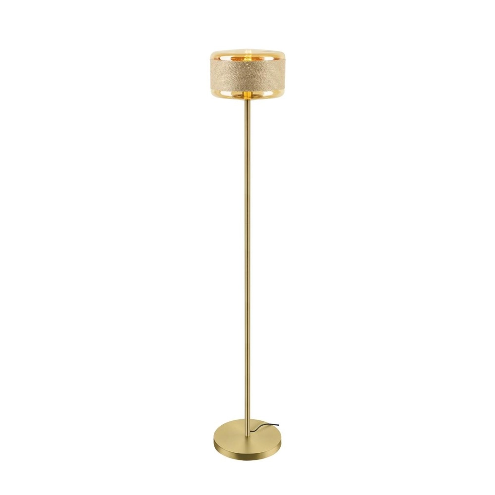 Floor lamp Pantilo Rope 27 gold Ø 27.5cm