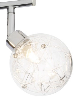 Design ceiling lamp Joya 2-light grey Brilliant 4004353216060
