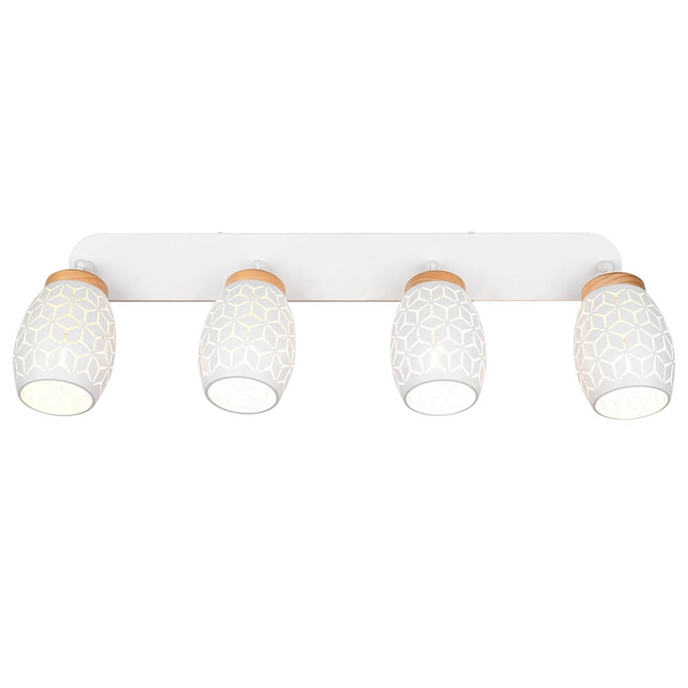 4-light surface-mounted spot Bidar white Trio 4017807640694