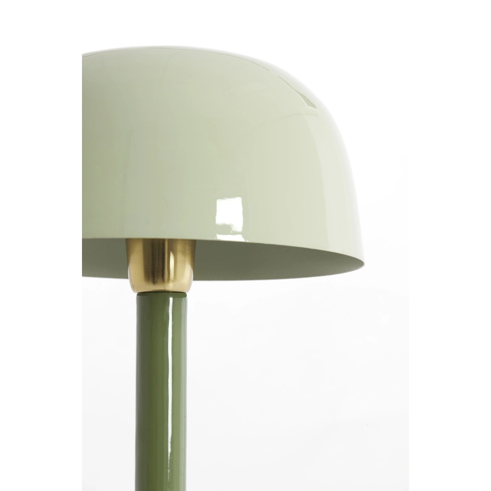 Desk lamp Marivet gloss green - Ø 25cm Light & Living 8717807816216